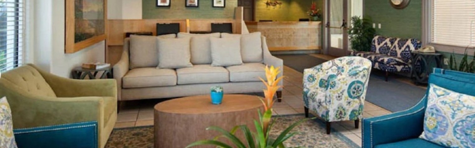 Sandpiper Lodge main lobby.